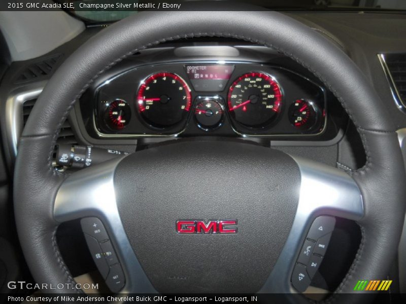 Champagne Silver Metallic / Ebony 2015 GMC Acadia SLE