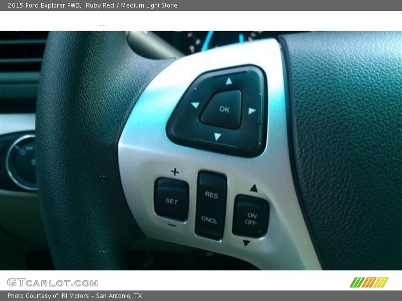 Ruby Red / Medium Light Stone 2015 Ford Explorer FWD