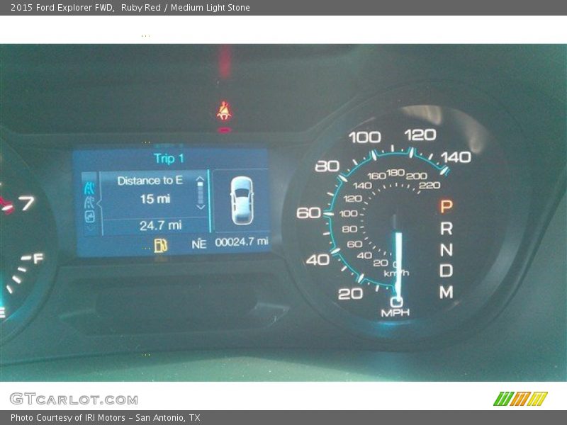 Ruby Red / Medium Light Stone 2015 Ford Explorer FWD