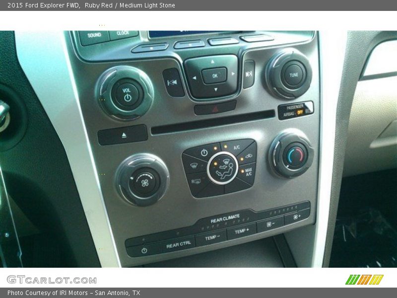 Ruby Red / Medium Light Stone 2015 Ford Explorer FWD