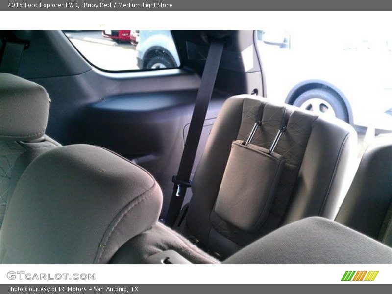Ruby Red / Medium Light Stone 2015 Ford Explorer FWD