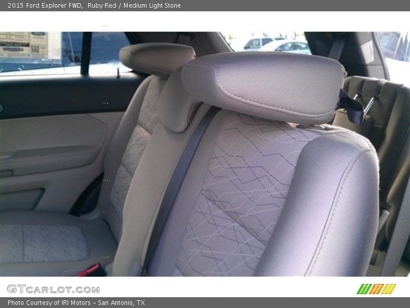 Ruby Red / Medium Light Stone 2015 Ford Explorer FWD
