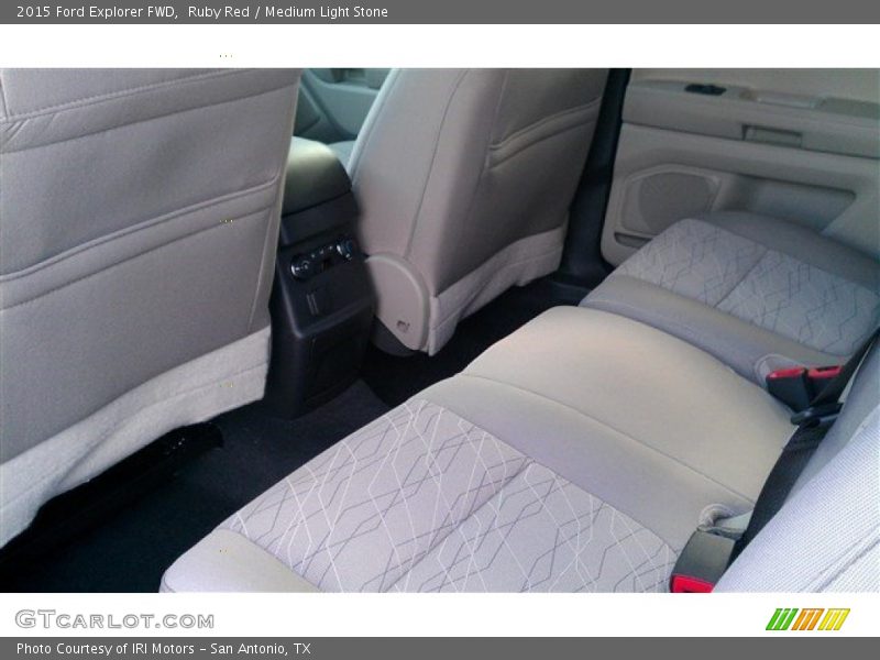 Ruby Red / Medium Light Stone 2015 Ford Explorer FWD