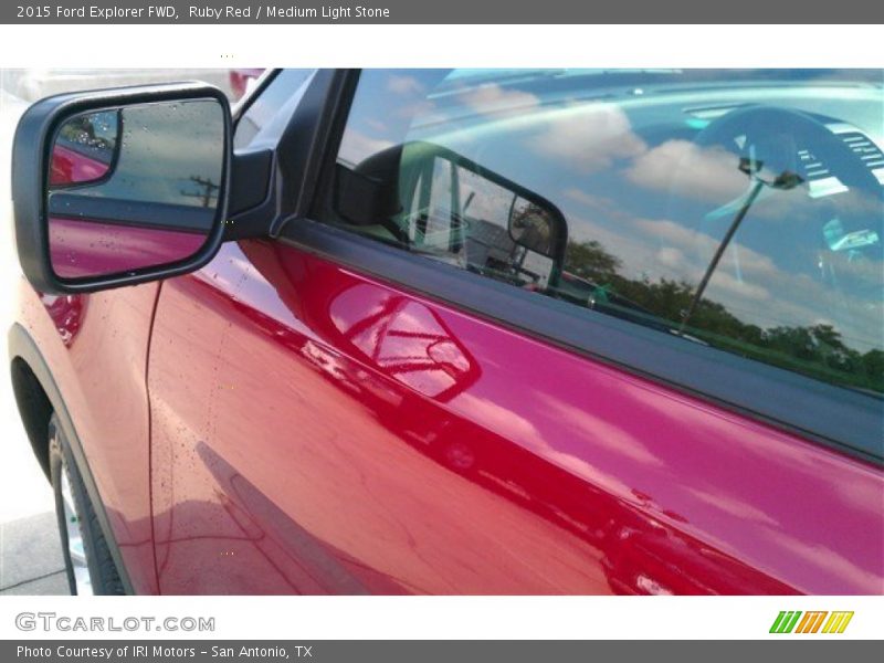 Ruby Red / Medium Light Stone 2015 Ford Explorer FWD