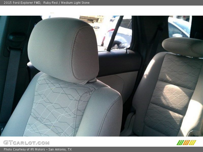 Ruby Red / Medium Light Stone 2015 Ford Explorer FWD