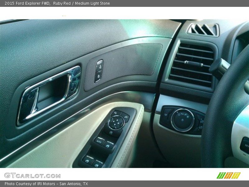 Ruby Red / Medium Light Stone 2015 Ford Explorer FWD