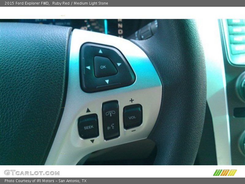 Ruby Red / Medium Light Stone 2015 Ford Explorer FWD