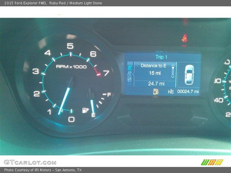 Ruby Red / Medium Light Stone 2015 Ford Explorer FWD