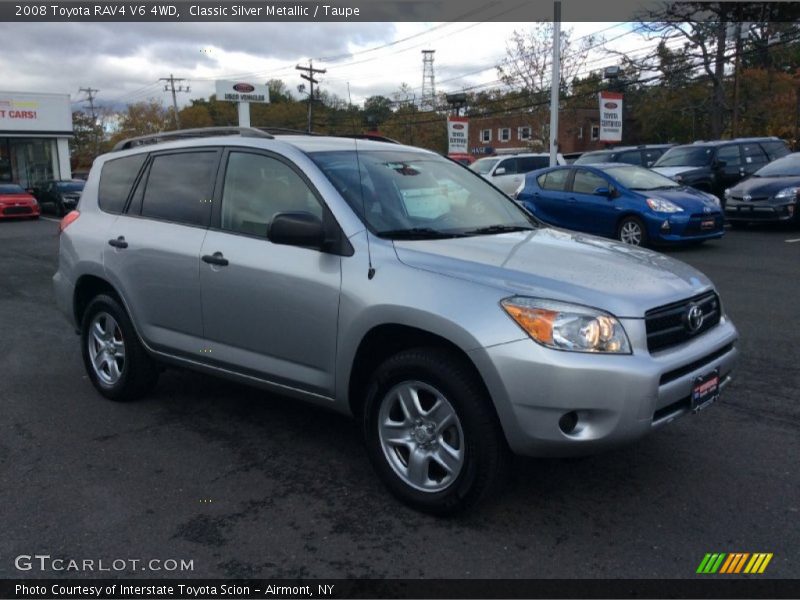 Classic Silver Metallic / Taupe 2008 Toyota RAV4 V6 4WD