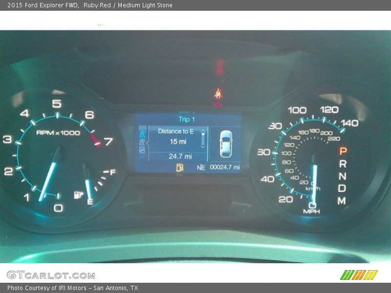 Ruby Red / Medium Light Stone 2015 Ford Explorer FWD