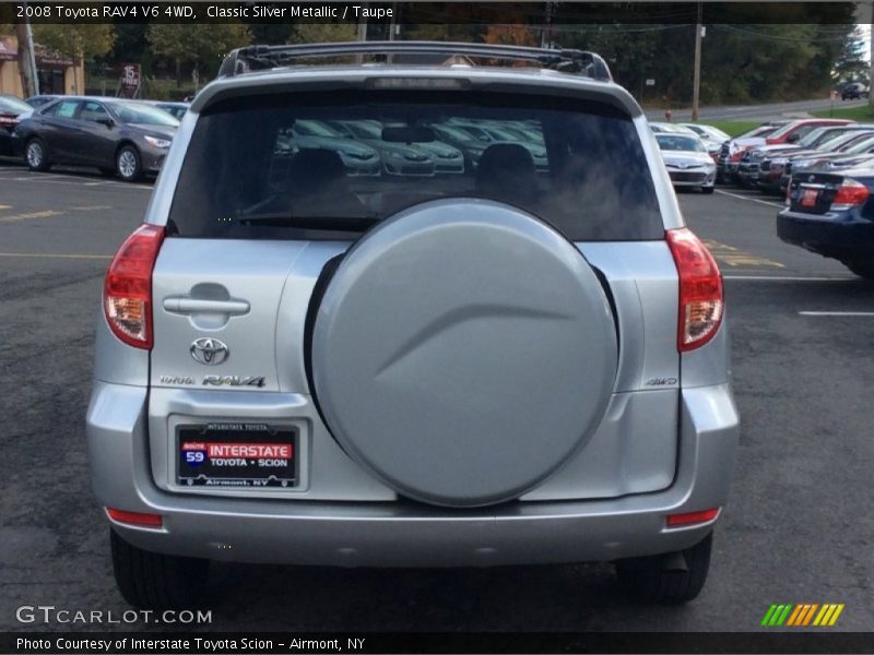 Classic Silver Metallic / Taupe 2008 Toyota RAV4 V6 4WD