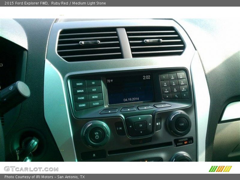 Ruby Red / Medium Light Stone 2015 Ford Explorer FWD
