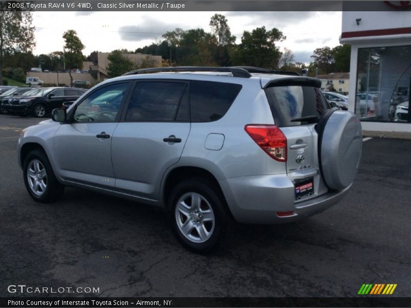 Classic Silver Metallic / Taupe 2008 Toyota RAV4 V6 4WD