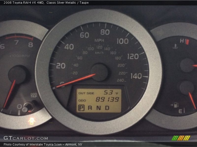 Classic Silver Metallic / Taupe 2008 Toyota RAV4 V6 4WD