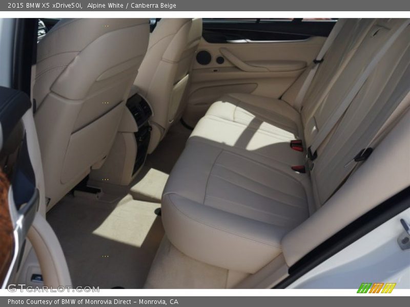 Alpine White / Canberra Beige 2015 BMW X5 xDrive50i