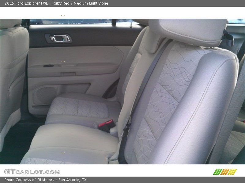 Ruby Red / Medium Light Stone 2015 Ford Explorer FWD