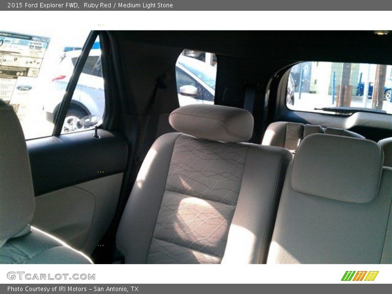 Ruby Red / Medium Light Stone 2015 Ford Explorer FWD