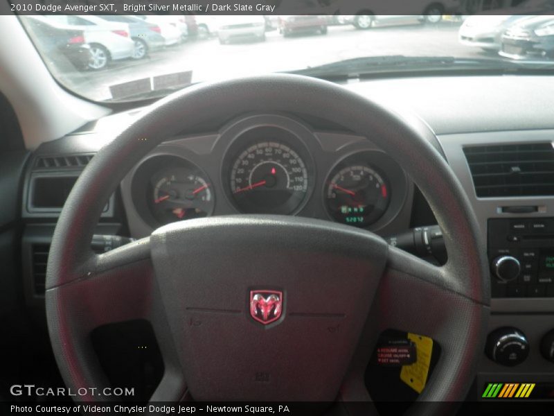Bright Silver Metallic / Dark Slate Gray 2010 Dodge Avenger SXT
