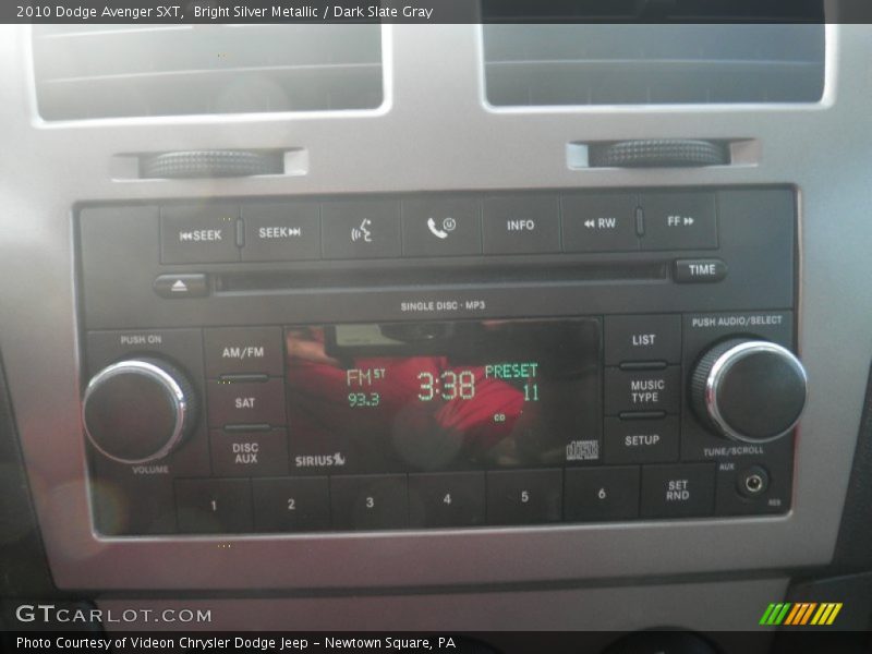 Bright Silver Metallic / Dark Slate Gray 2010 Dodge Avenger SXT