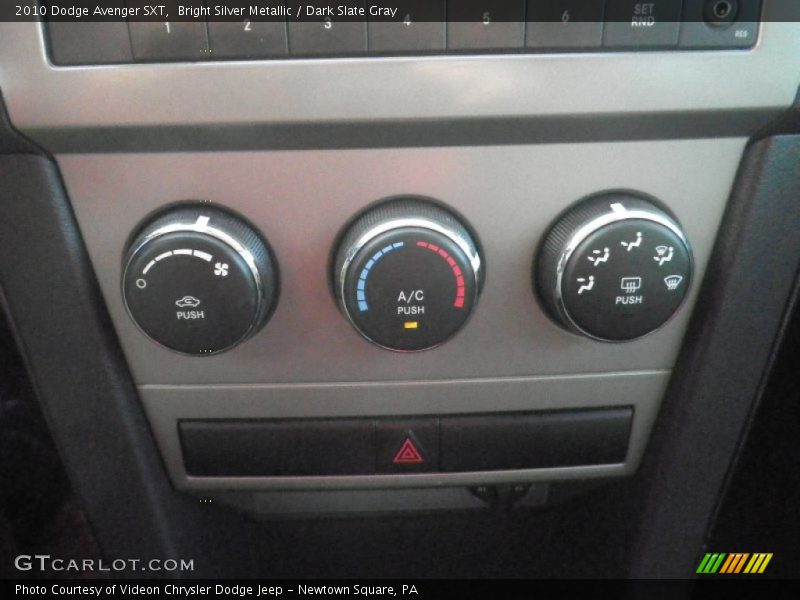 Bright Silver Metallic / Dark Slate Gray 2010 Dodge Avenger SXT