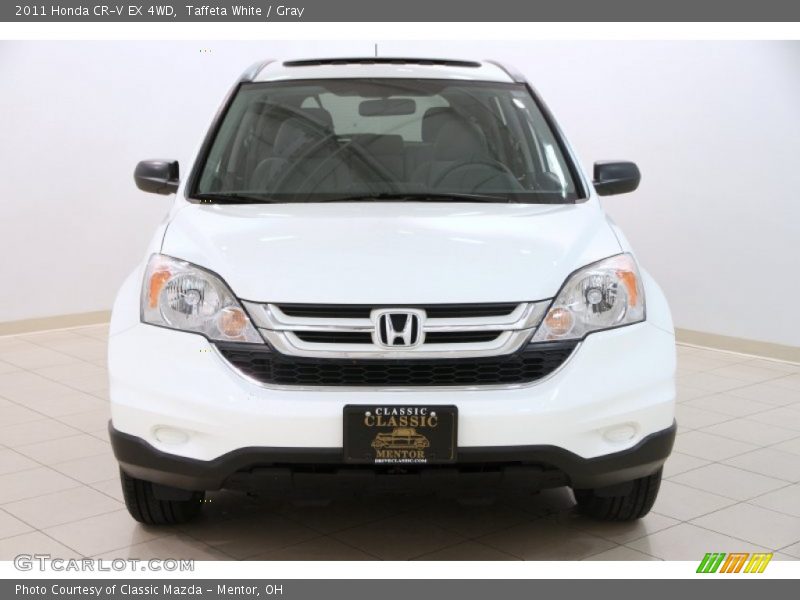 Taffeta White / Gray 2011 Honda CR-V EX 4WD