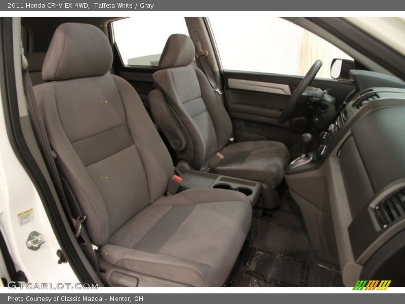 Taffeta White / Gray 2011 Honda CR-V EX 4WD