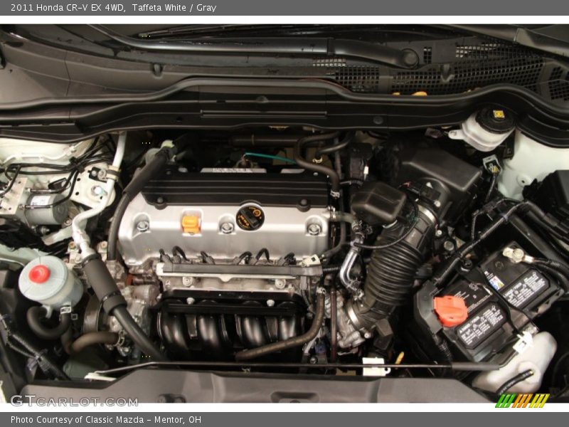 Taffeta White / Gray 2011 Honda CR-V EX 4WD