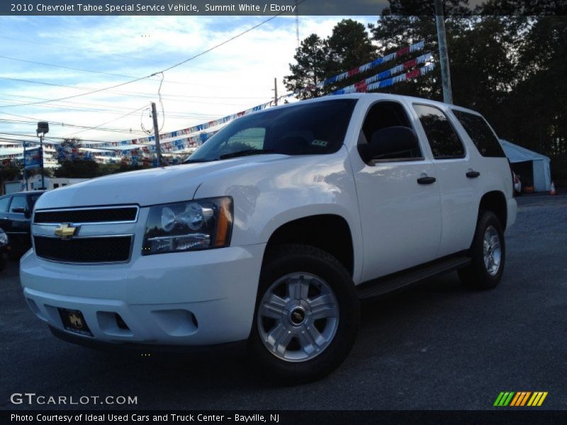 Summit White / Ebony 2010 Chevrolet Tahoe Special Service Vehicle