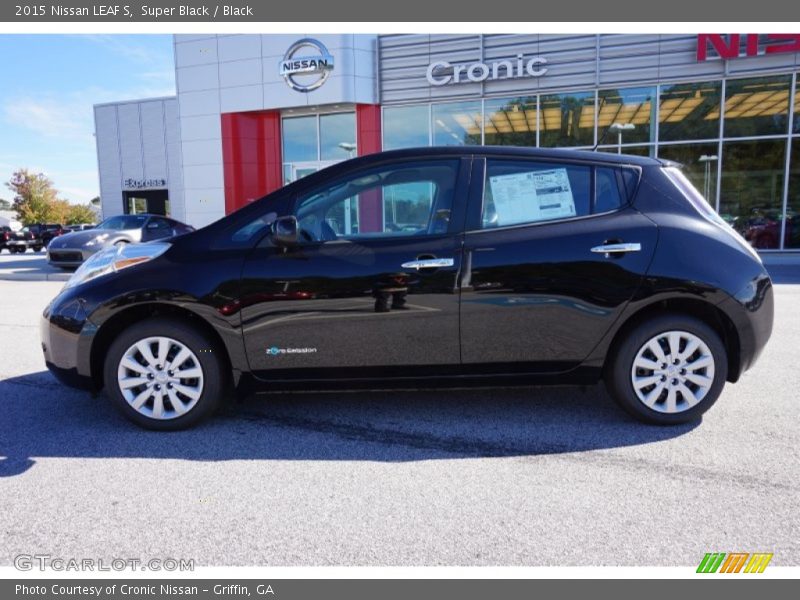 Super Black / Black 2015 Nissan LEAF S