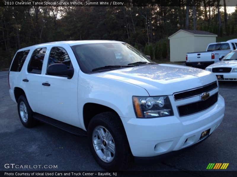 Summit White / Ebony 2010 Chevrolet Tahoe Special Service Vehicle