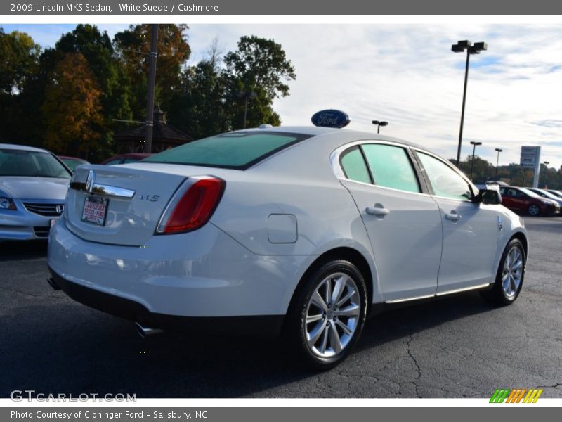 White Suede / Cashmere 2009 Lincoln MKS Sedan