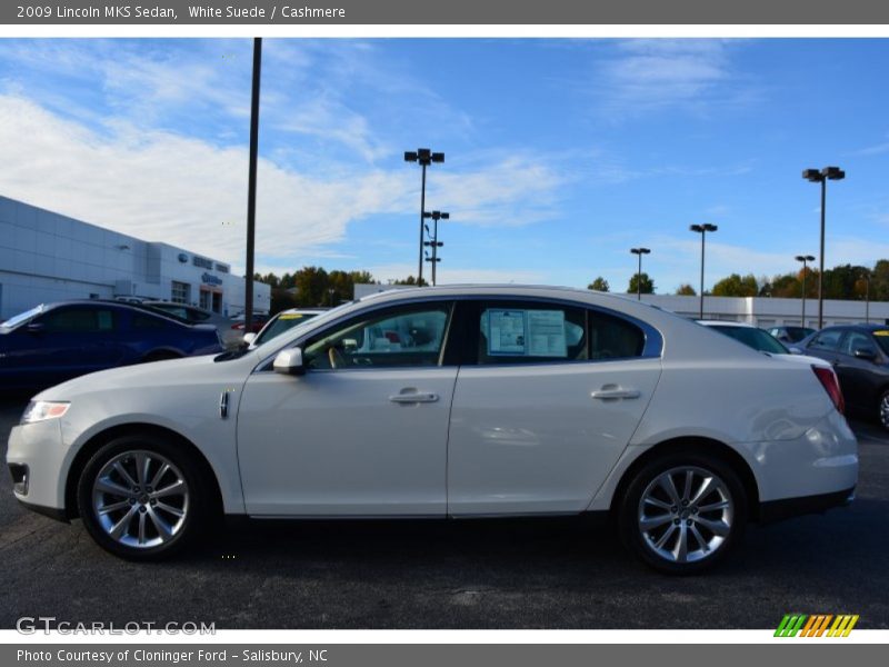 White Suede / Cashmere 2009 Lincoln MKS Sedan