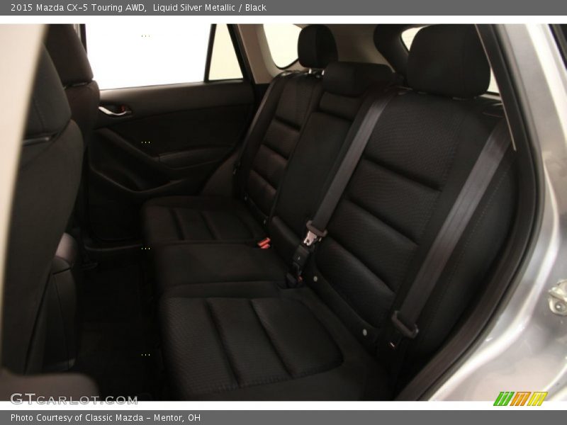 Liquid Silver Metallic / Black 2015 Mazda CX-5 Touring AWD