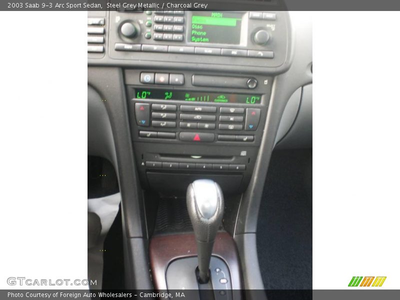 Steel Grey Metallic / Charcoal Grey 2003 Saab 9-3 Arc Sport Sedan