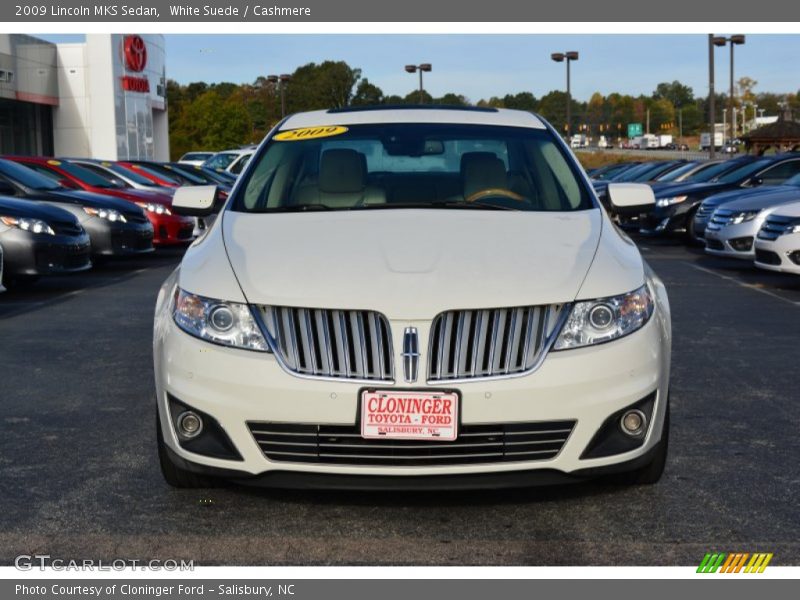 White Suede / Cashmere 2009 Lincoln MKS Sedan