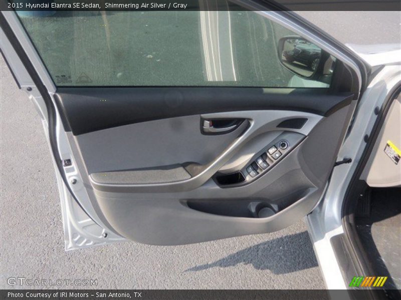 Shimmering Air Silver / Gray 2015 Hyundai Elantra SE Sedan