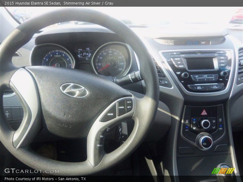 Shimmering Air Silver / Gray 2015 Hyundai Elantra SE Sedan
