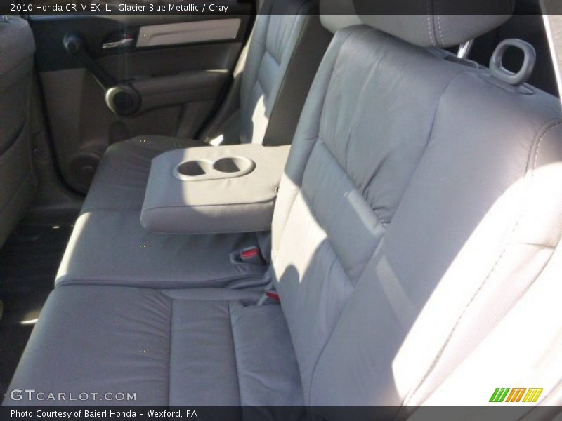 Glacier Blue Metallic / Gray 2010 Honda CR-V EX-L