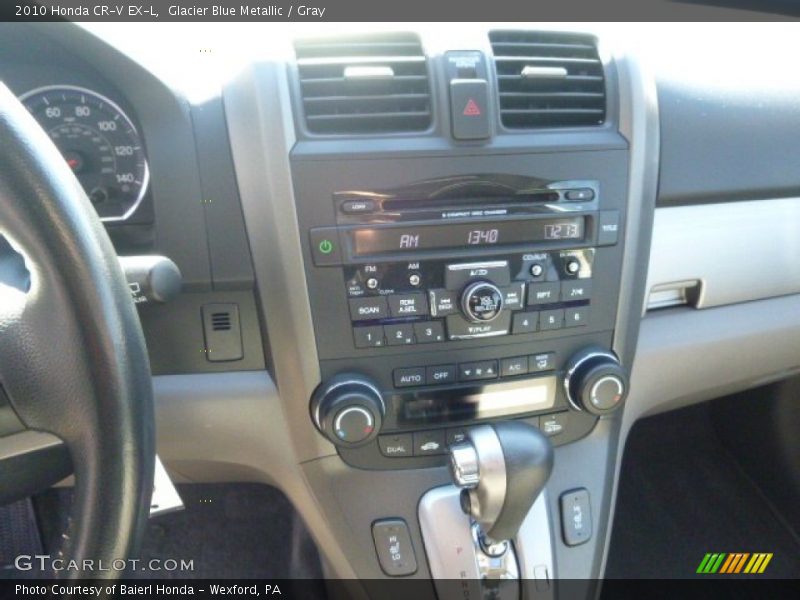 Glacier Blue Metallic / Gray 2010 Honda CR-V EX-L