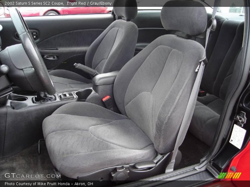 Bright Red / Gray/Ebony 2002 Saturn S Series SC2 Coupe