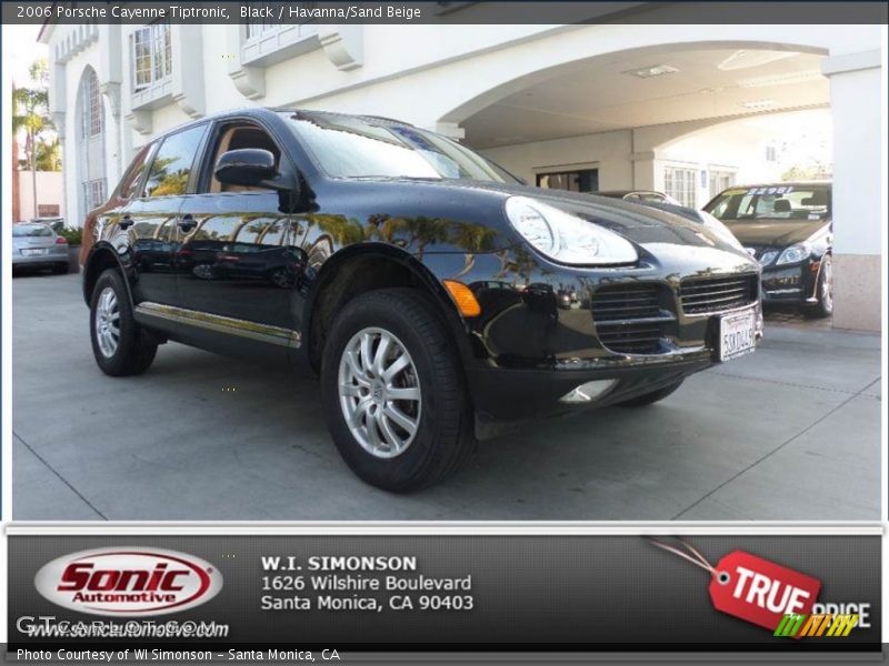 Black / Havanna/Sand Beige 2006 Porsche Cayenne Tiptronic