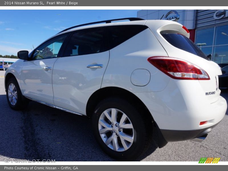 Pearl White / Beige 2014 Nissan Murano SL