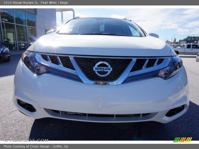Pearl White / Beige 2014 Nissan Murano SL