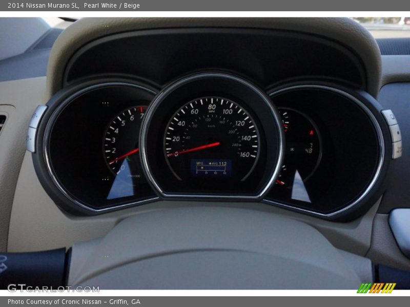 Pearl White / Beige 2014 Nissan Murano SL