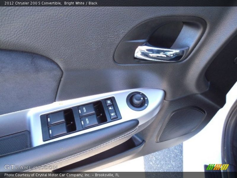 Bright White / Black 2012 Chrysler 200 S Convertible