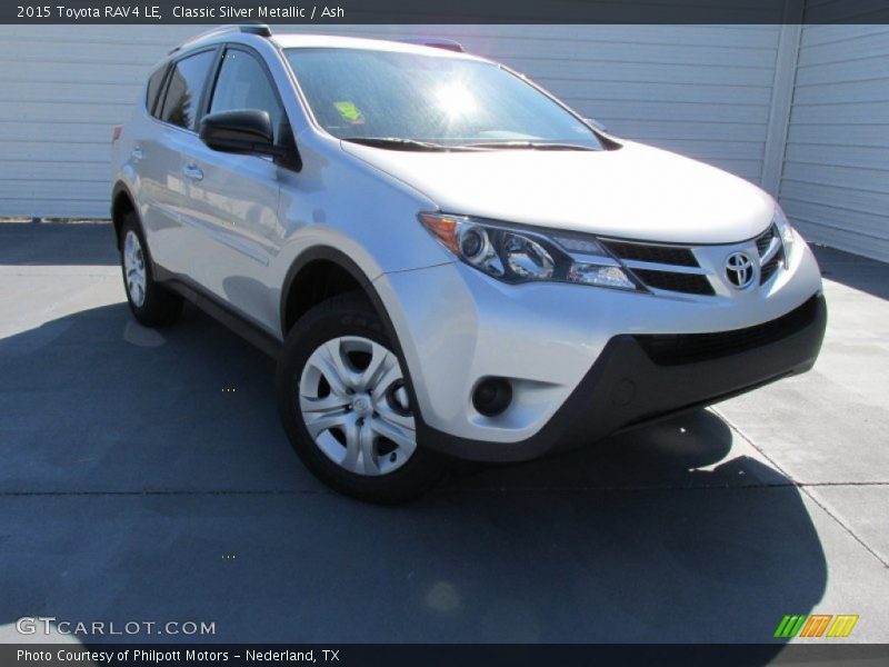 Classic Silver Metallic / Ash 2015 Toyota RAV4 LE