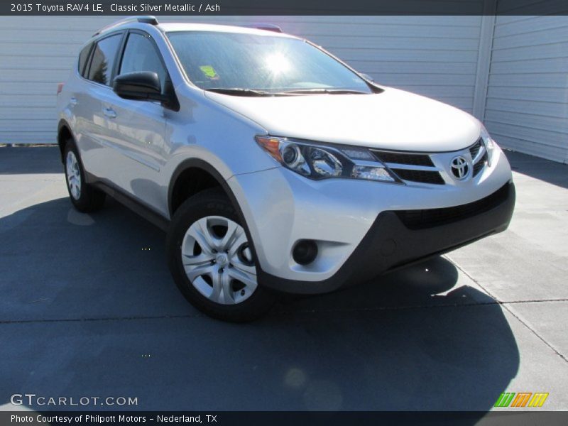 Classic Silver Metallic / Ash 2015 Toyota RAV4 LE