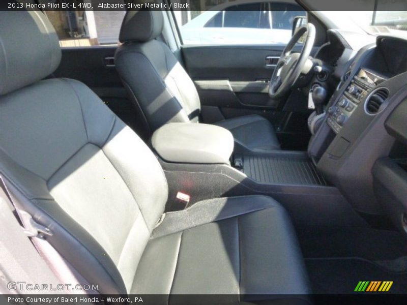 Alabaster Silver Metallic / Black 2013 Honda Pilot EX-L 4WD