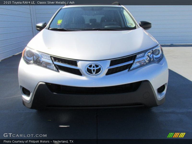 Classic Silver Metallic / Ash 2015 Toyota RAV4 LE