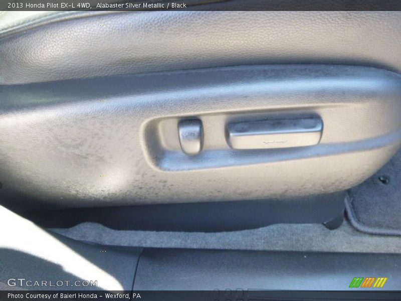 Alabaster Silver Metallic / Black 2013 Honda Pilot EX-L 4WD